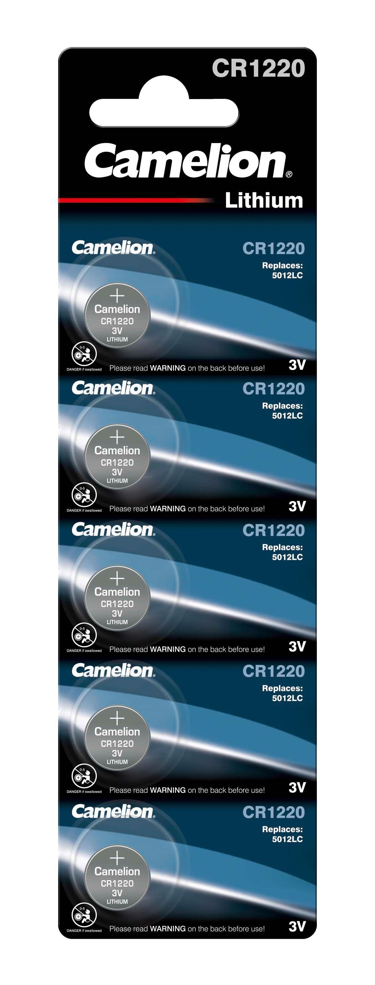 Camelion Lithium Battery 3V Cr1220 1 Packet