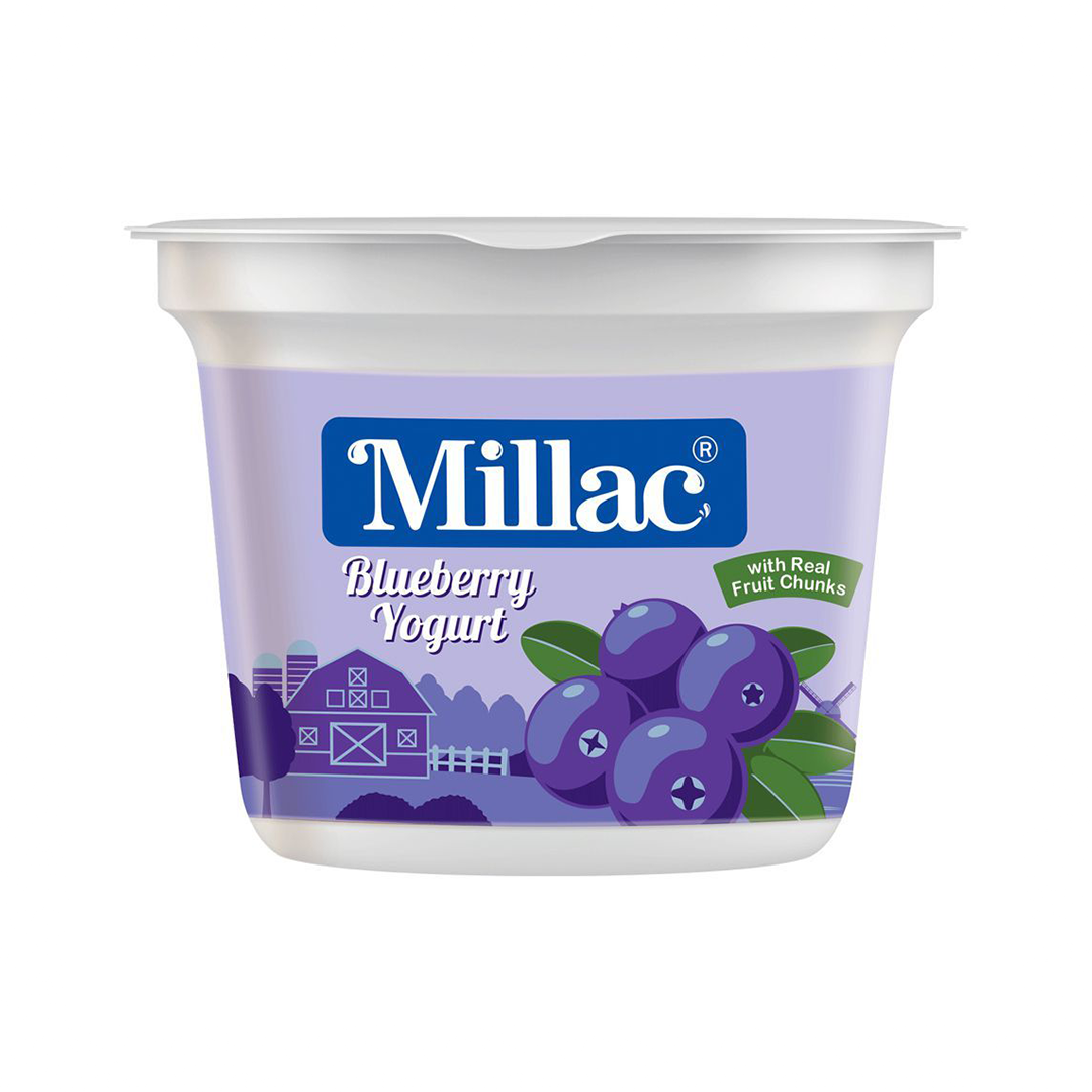 Millac Blueberry Yogurt Cup 100g