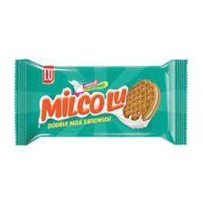 Lu Biscuit Milcolu Double Milk Half Roll 1 Packet