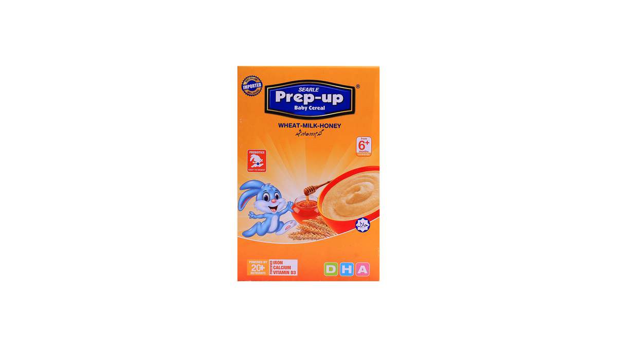Searle Prep-up Baby Cereal Wheat Milk Honey 175g
