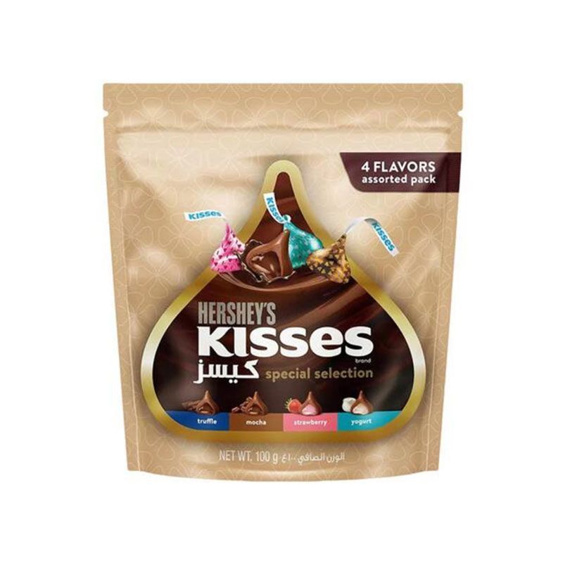 Hershey's Kisses 4 Flavors Assorted Pack 100g