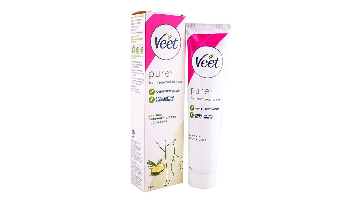 Veet Pure Cucumber Extract Dry Skin Hair Removal Cream 200g