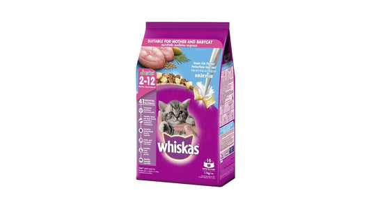 Whiskas Ocean Fish with Milk Cat Food 1.1kg