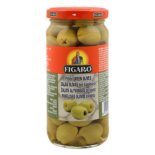 Figaro Green Olives Pitted Imported 240g