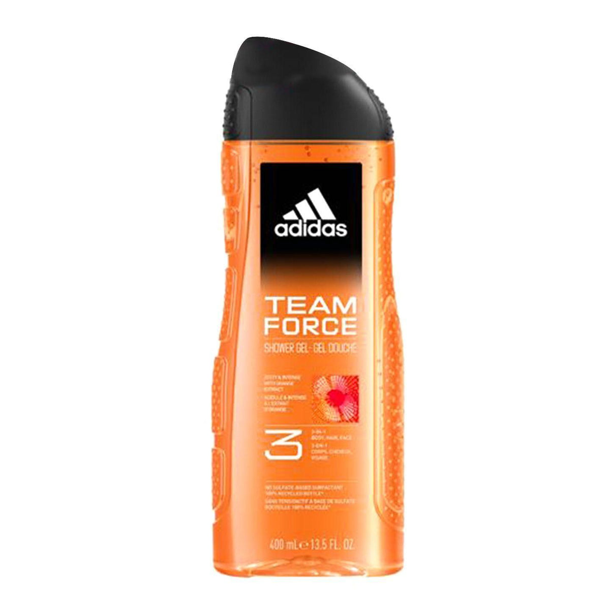 Adidas Men's 3 in 1 Team Force Shower Gel 400ml