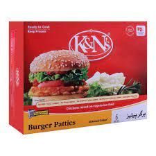 K&N's Food Food Burger Patties 400g