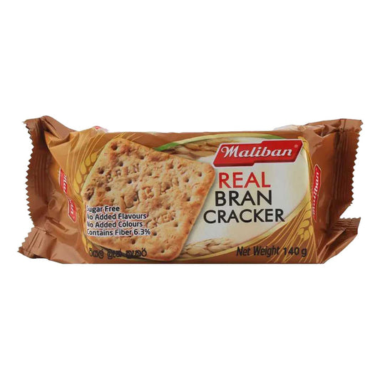 Maliban Cracker Real Bran Imported 140g