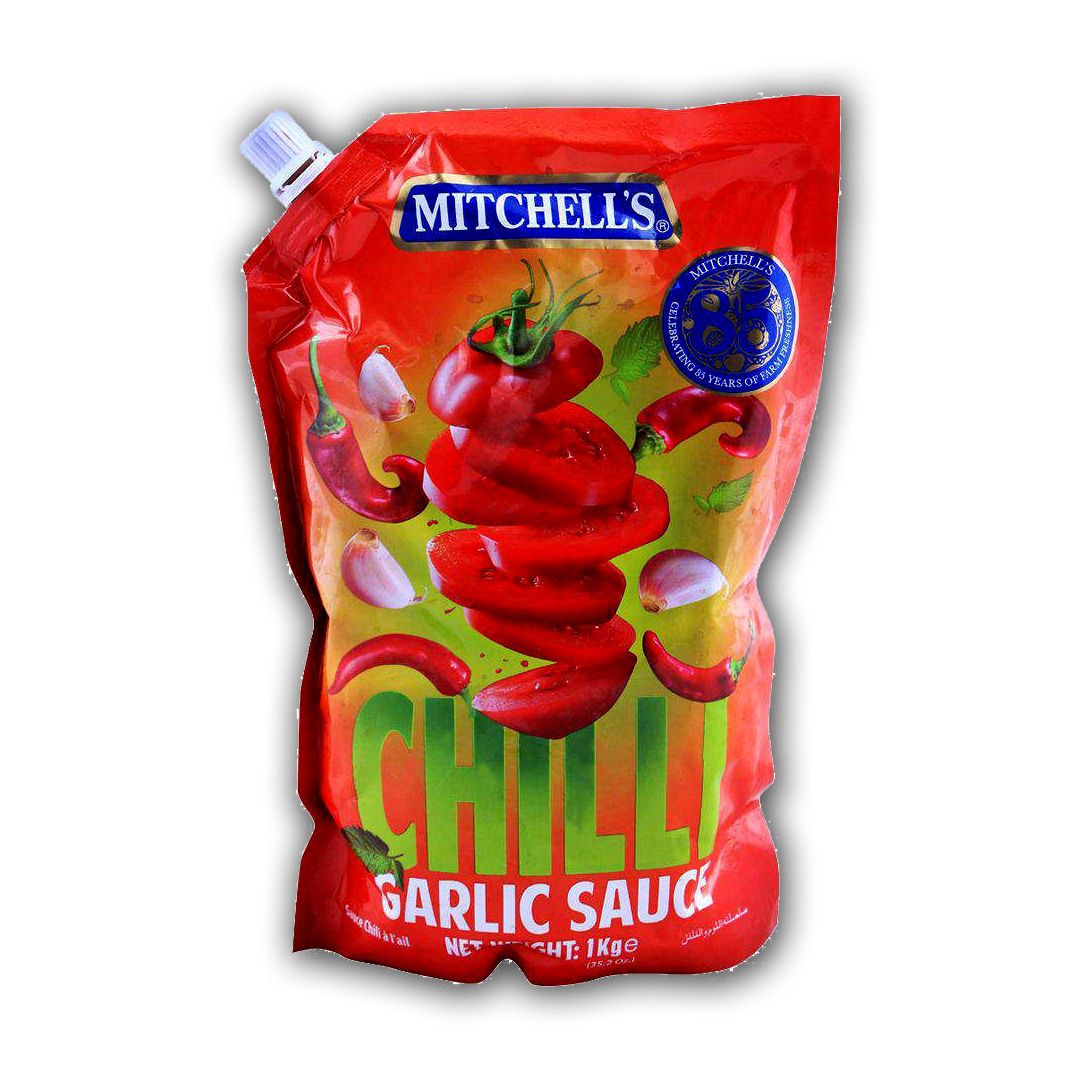 Mitchell's Chilli Garlic Sauce Pouch 1kg
