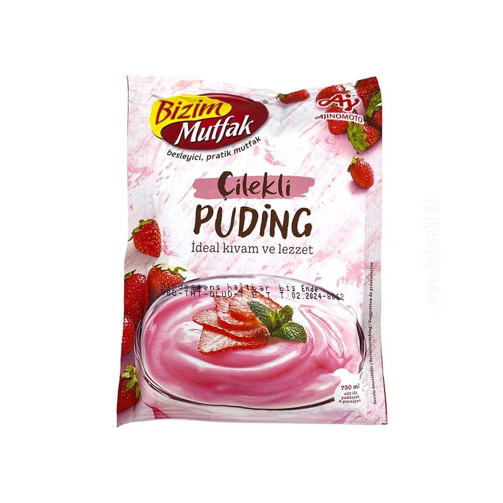 Ajinomoto Bizim Mutfak Custard Strawberry 125g