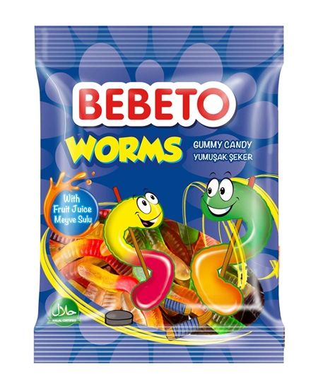 Bebeto Worms Jelly 80g