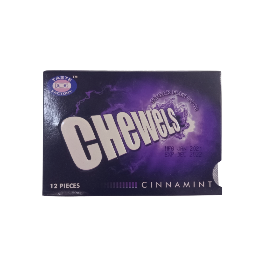 Chewels Sugar Free Gum Cinnamint (12 Pieces) 228g