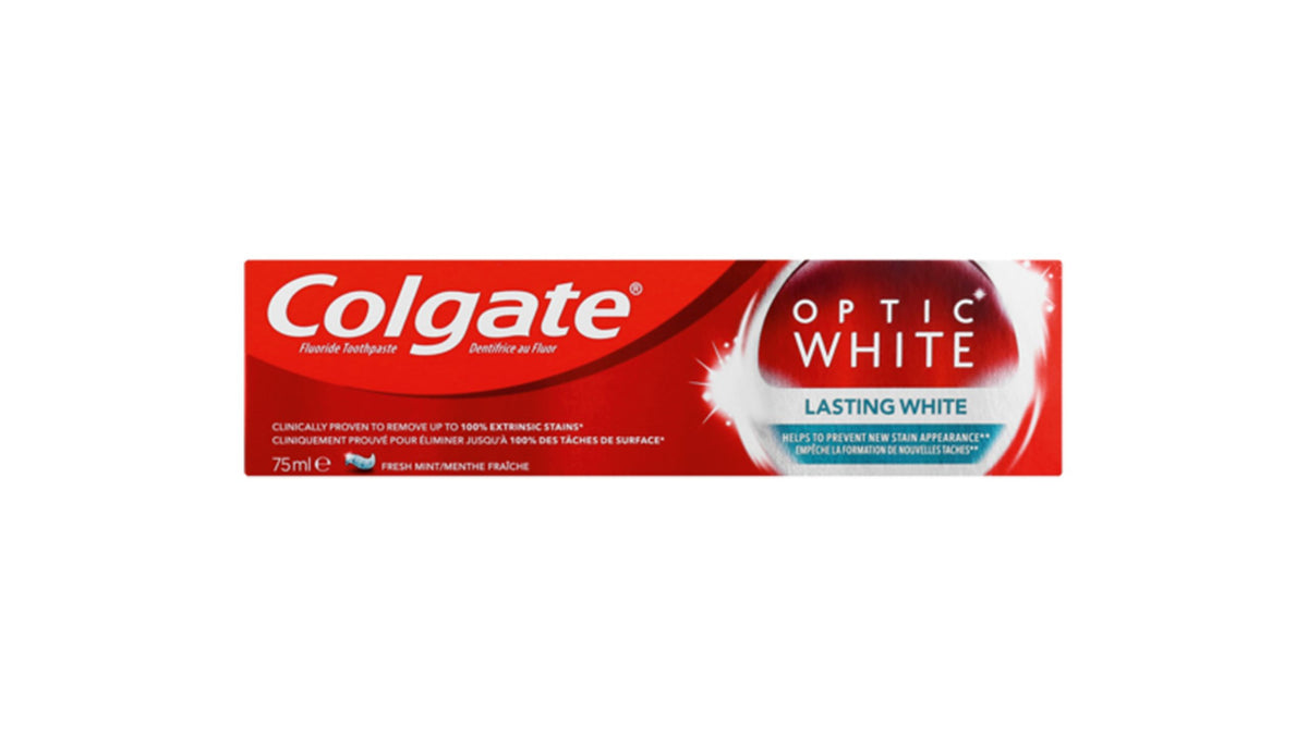 Colgate Toothpaste Optic White Lasting White 75ml