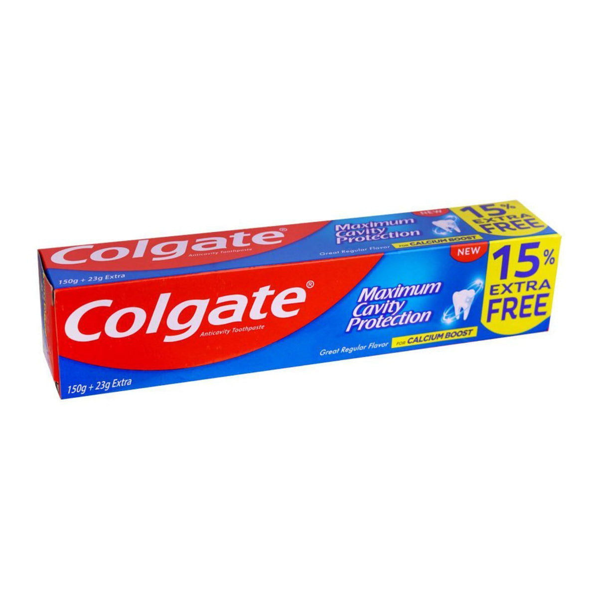 Colgate Maximum Cavity Protection Toothpaste 15% Extra Free (150g + 23g) 173g