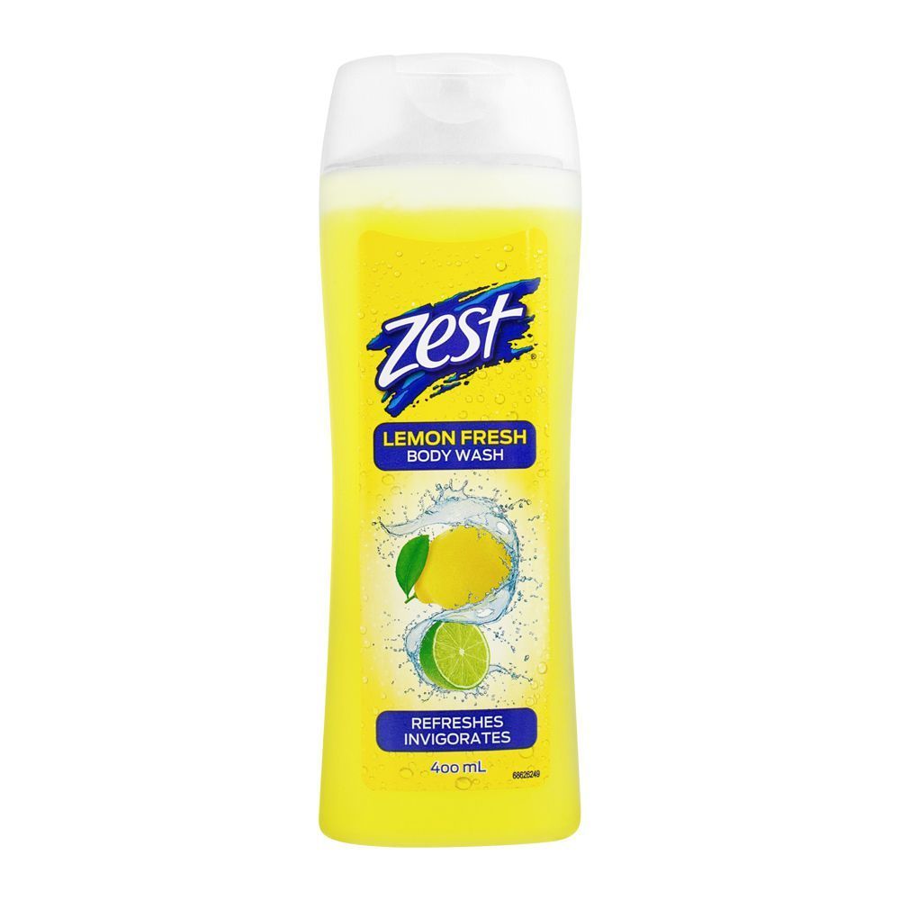 Zest Lemon Fresh Body Wash 400ml