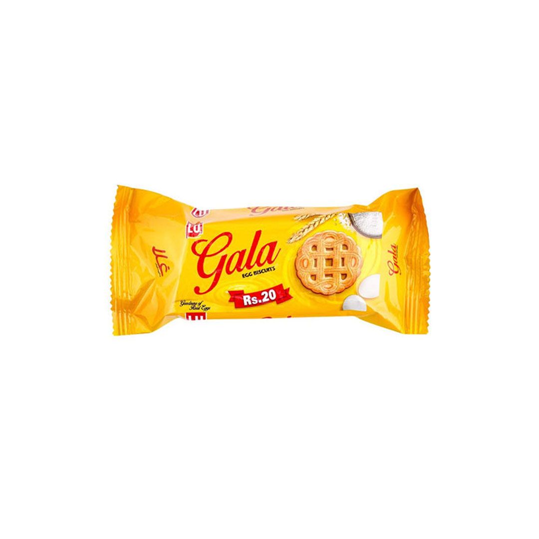 Lu Gala Egg Biscuits Half Roll 1 Packet