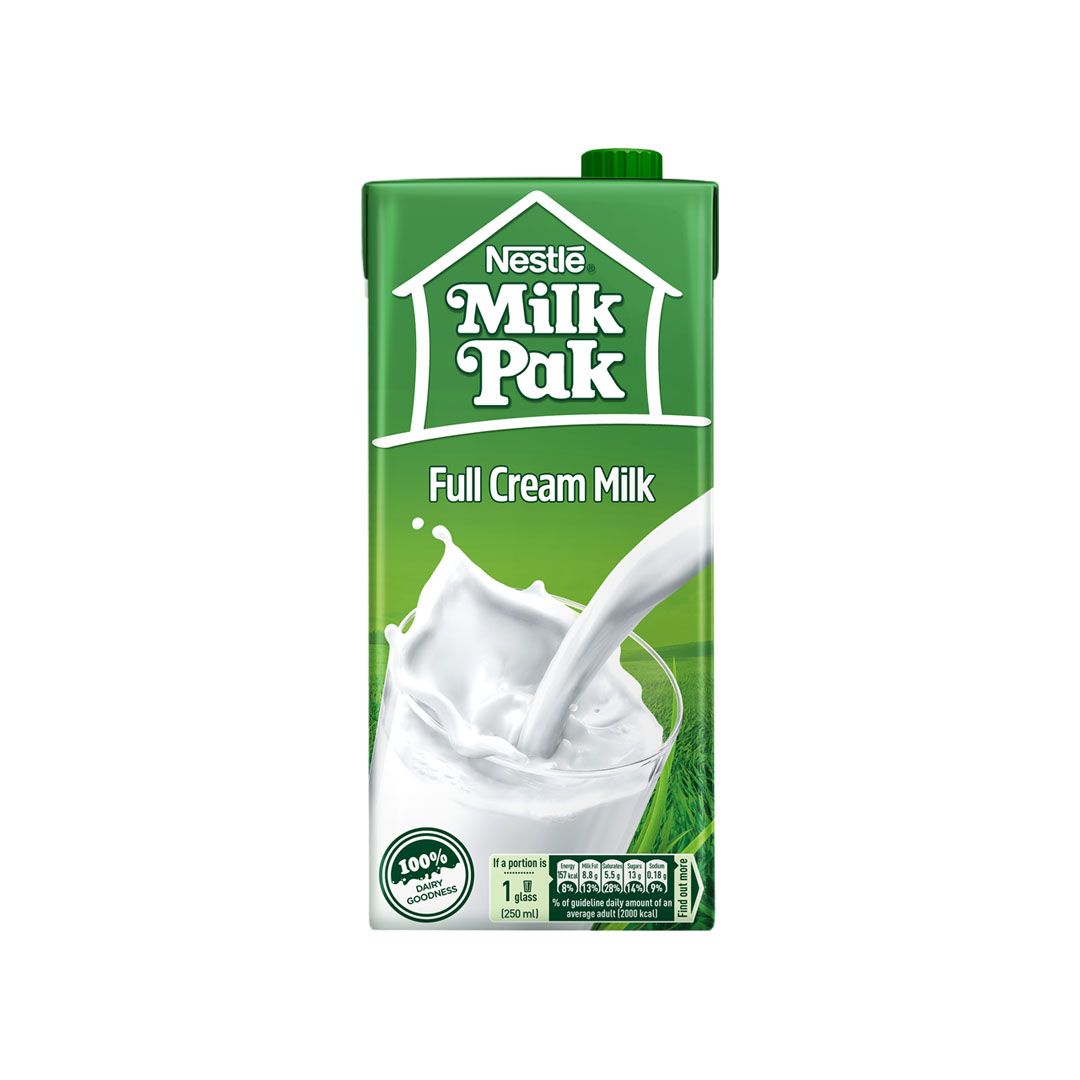 Milk Pak Full Cream UHT Milk 1000ml