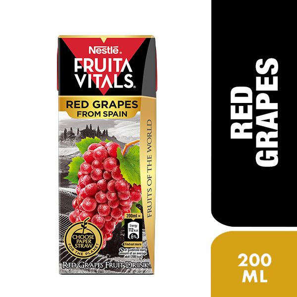 Nestle Fruita Vitals Juice Red Grapes Gold Range 200ml