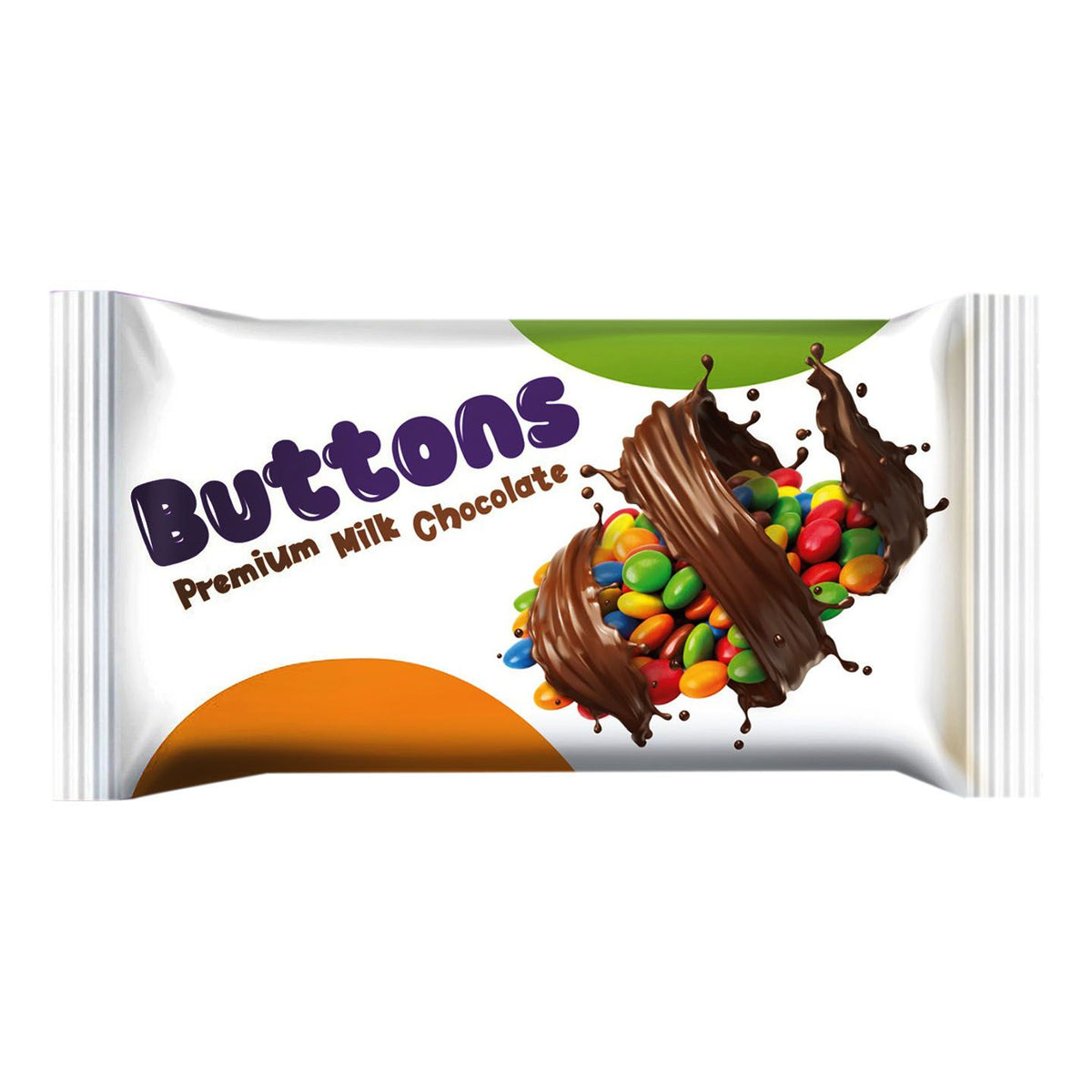 Buttons Chocolate 1 Piece