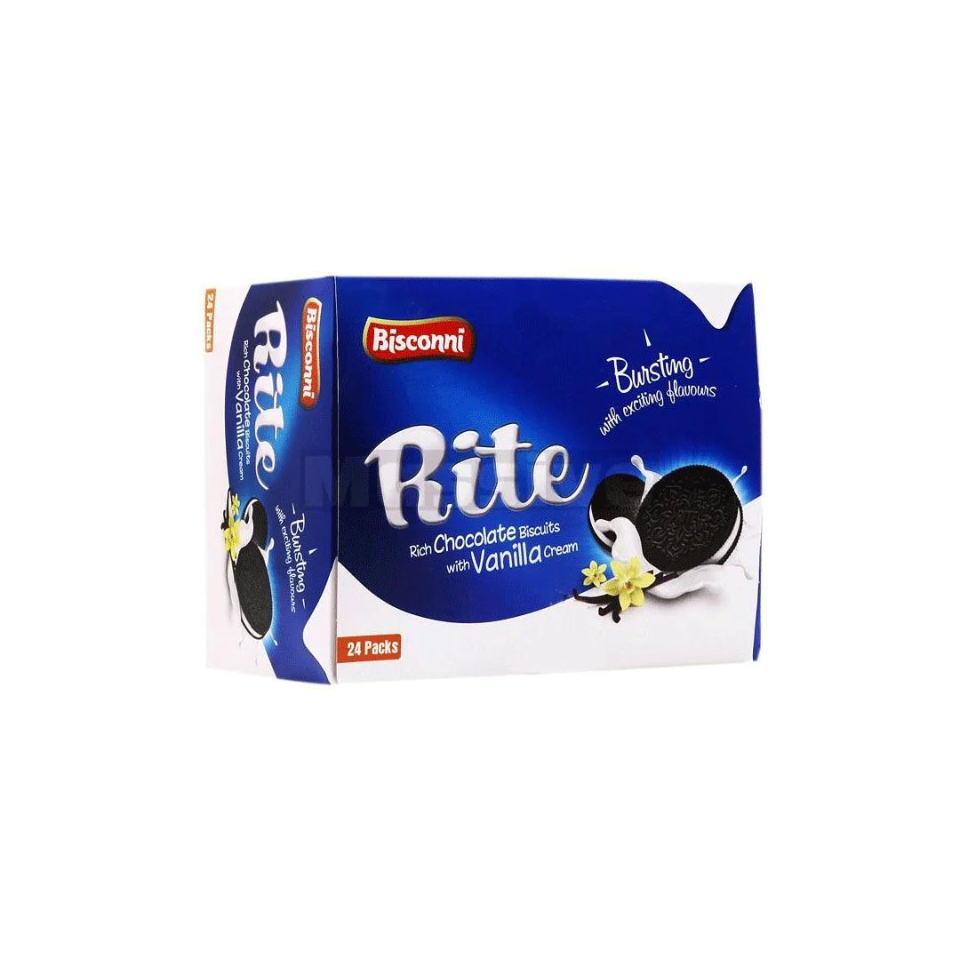 Bisconni Rite Chocolate Biscuit with Vanilla Cream 45g