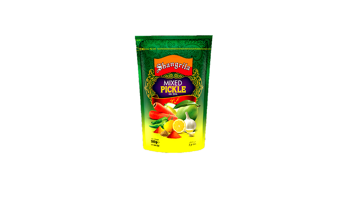 Shangrila Mixed Pickle Pouch 500g