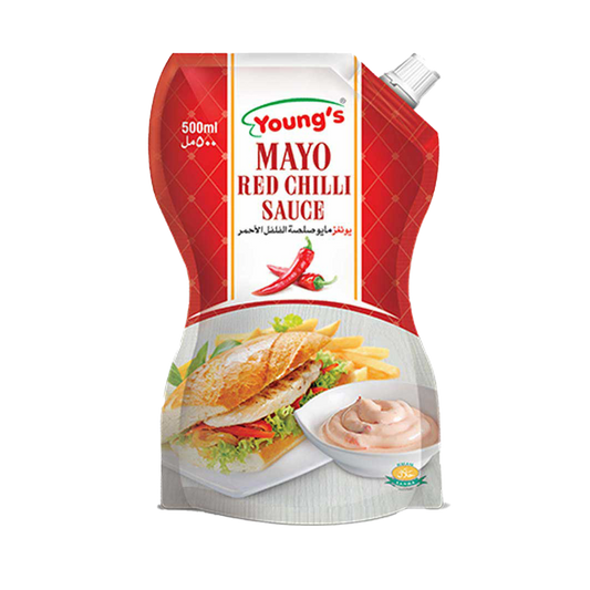 Young's Mayo Red Chilli 500ml