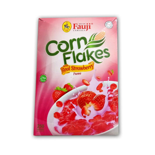 Fauji Strawberry Corn Flakes 250g