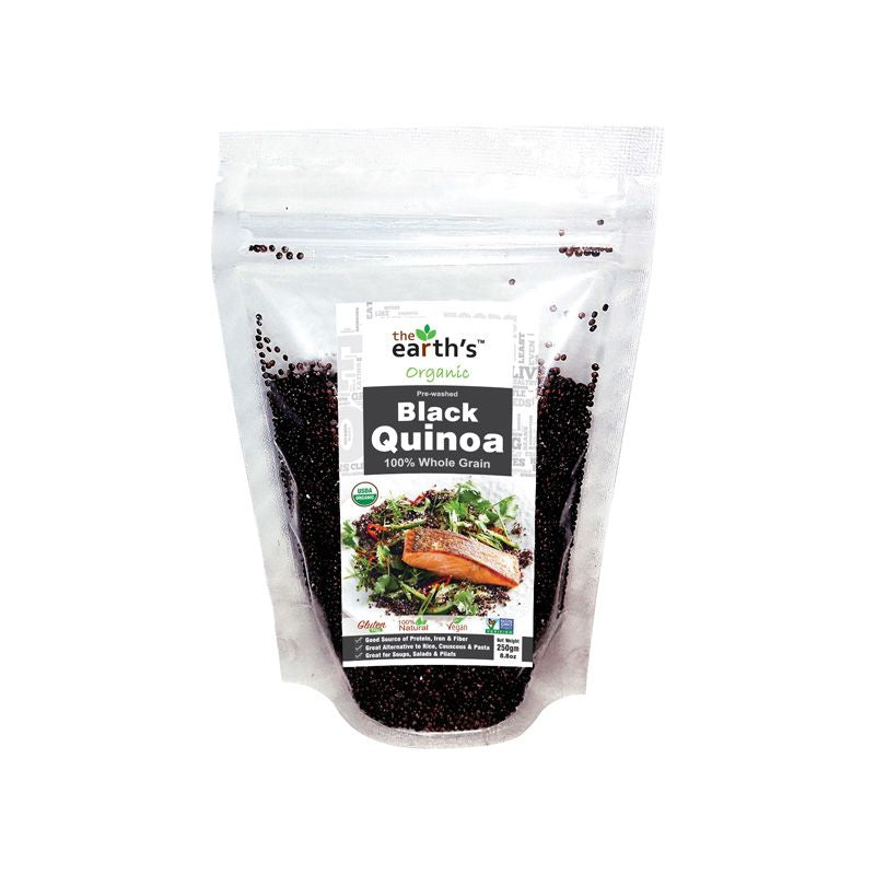 The Earth's Black Quinoa 125g