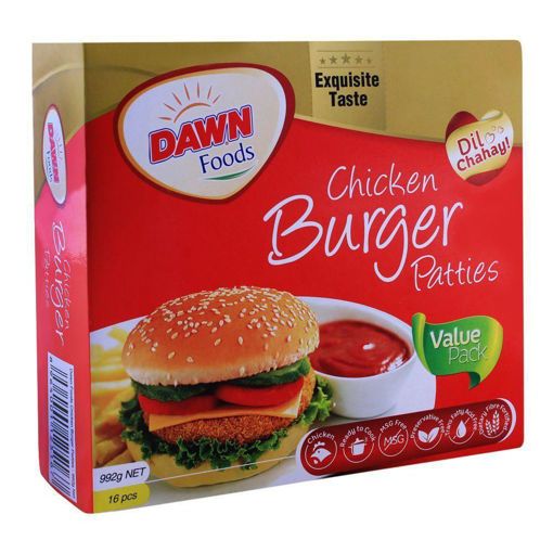 Dawn Foods Chicken Burger Patties 992g