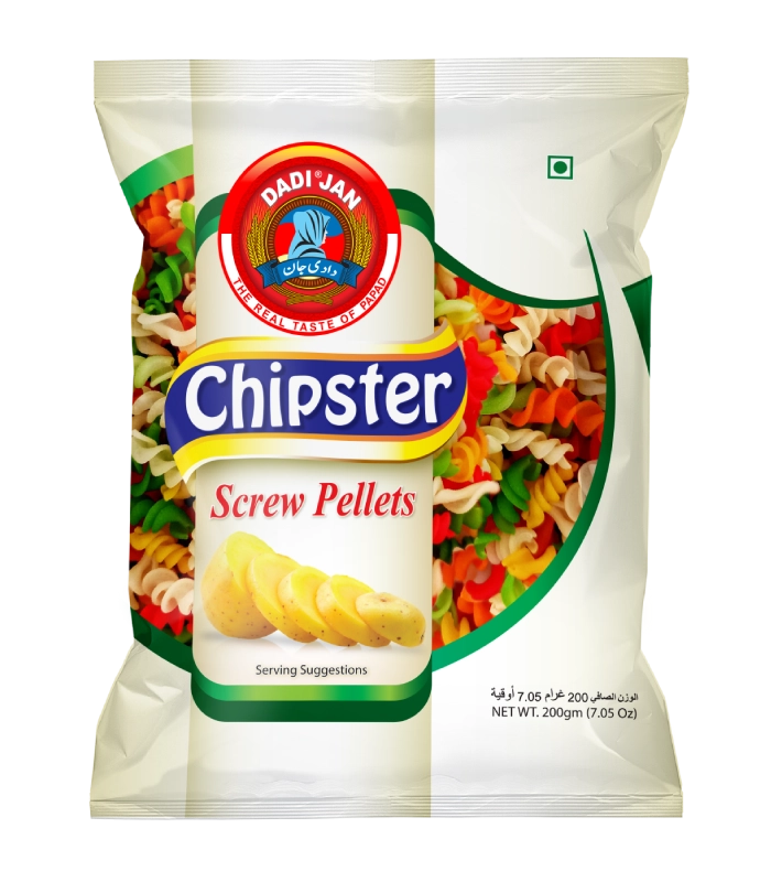 Dadi Jan Chipster Screw Pellets Crackers 200g