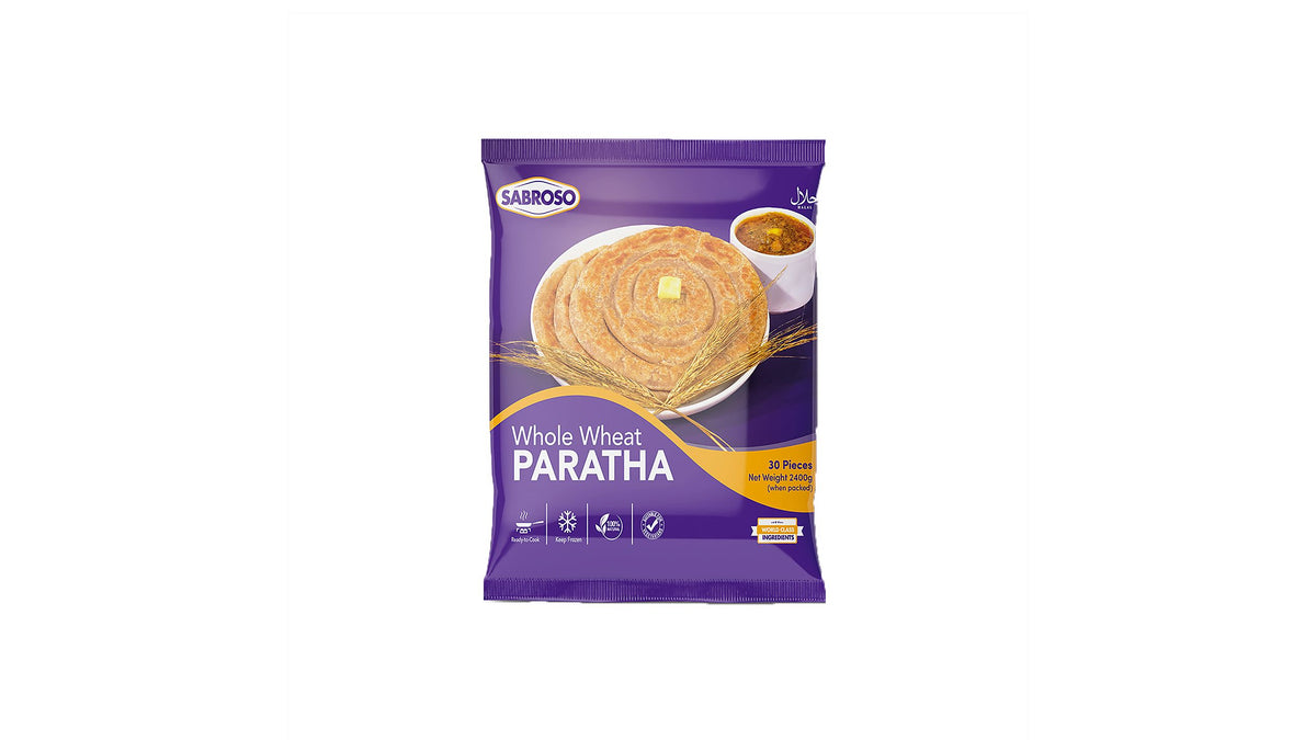 Sabroso Paratha Whole Wheat 30 x 80g