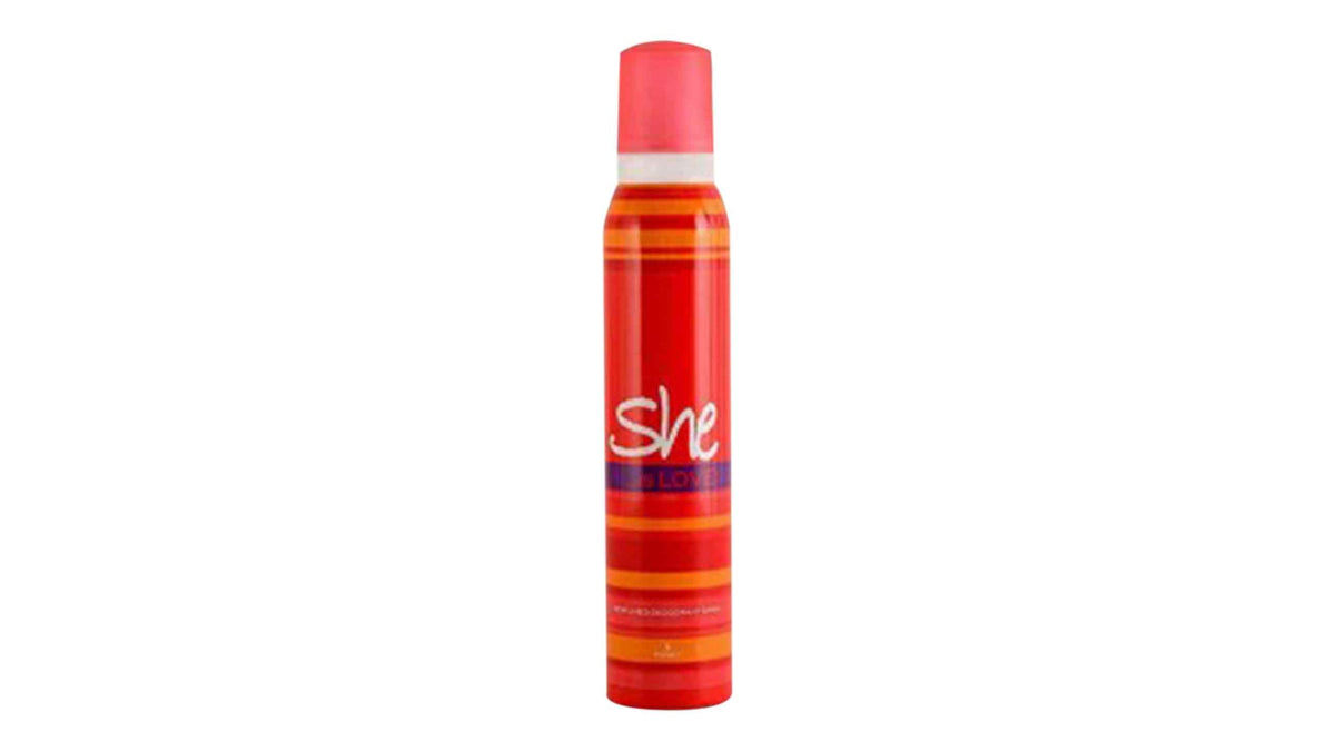 She is Love Body Spray Deodorant Red 200ml
