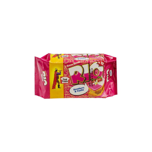 Peek Freans Rio Strawberry Vanilla Half Roll 1 Packet
