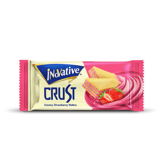Innovative Crust Creamy Strawberry Wafers 25g