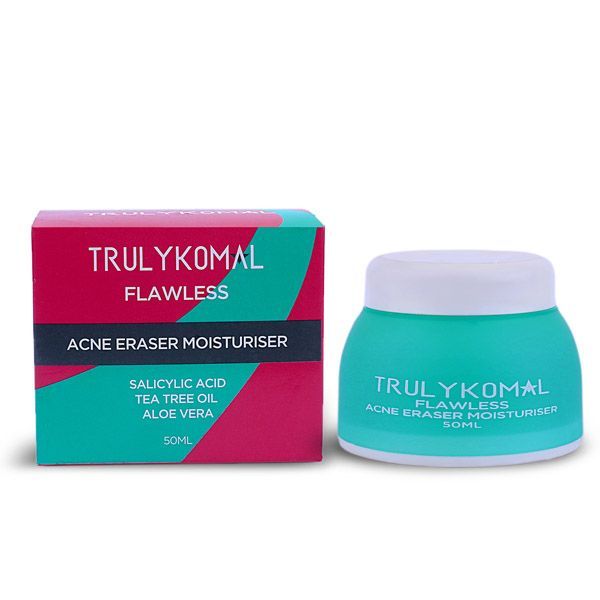 Truly Komal Flawless Acne Eraser Moisturiser Cream 50ml