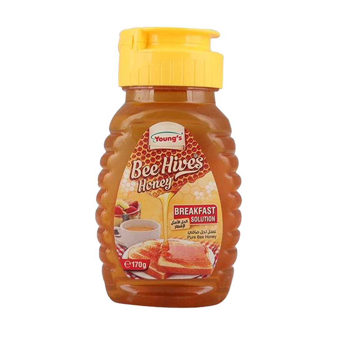 Young's Bee Hives Honey Squeeze Bottle 170g
