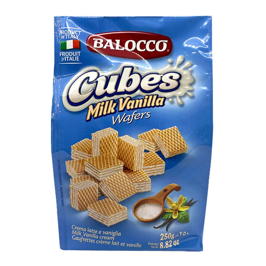 Balocco Cubes Wafers Milk Vanilla 250g