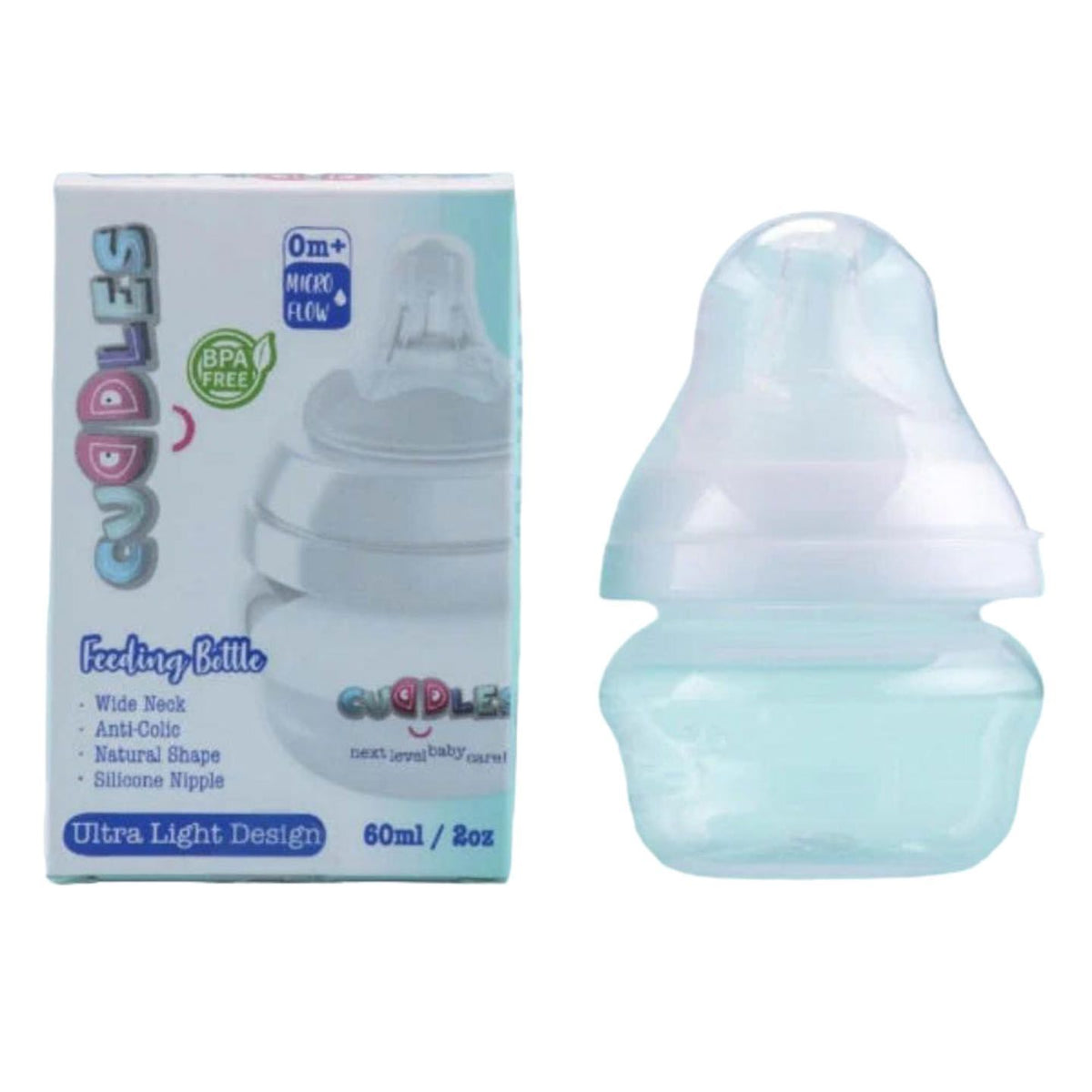 Cuddles Feeding Bottle (60ml) 1 Unit
