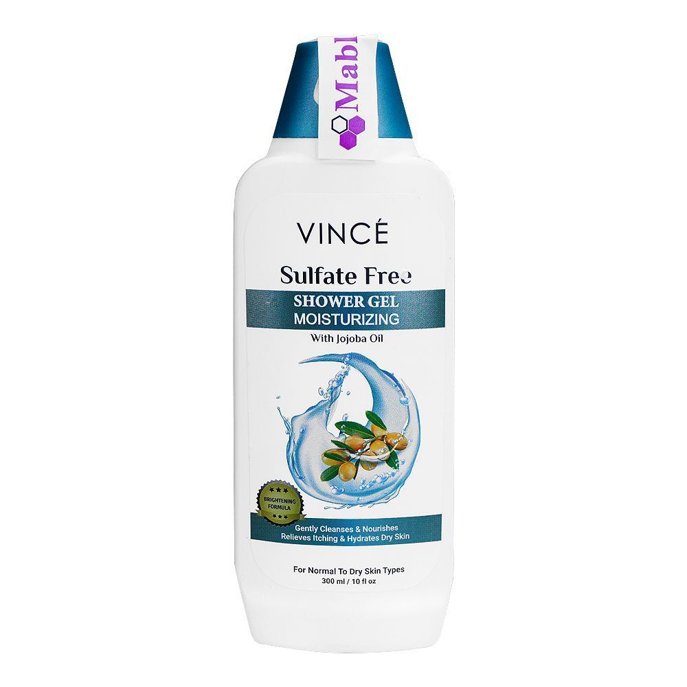 Vince Moisturizing with Jojoba Oil Sulfate Free Shower Gel 300ml