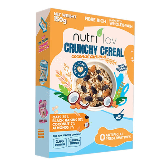 Nutrilov Crunchy Cereal Coconut Almond 150g
