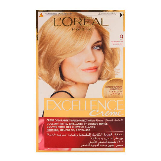 L'Oreal Hair Colour Creme 9.0 1 Unit