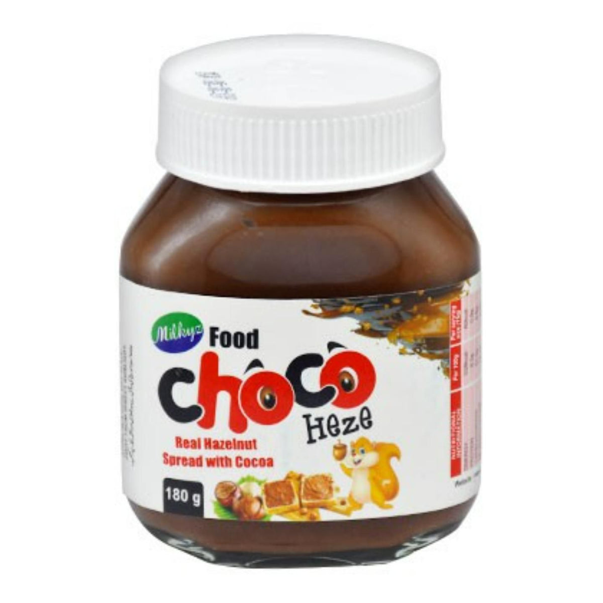 Milkyz Food Choco Heze Spread Jar 180g