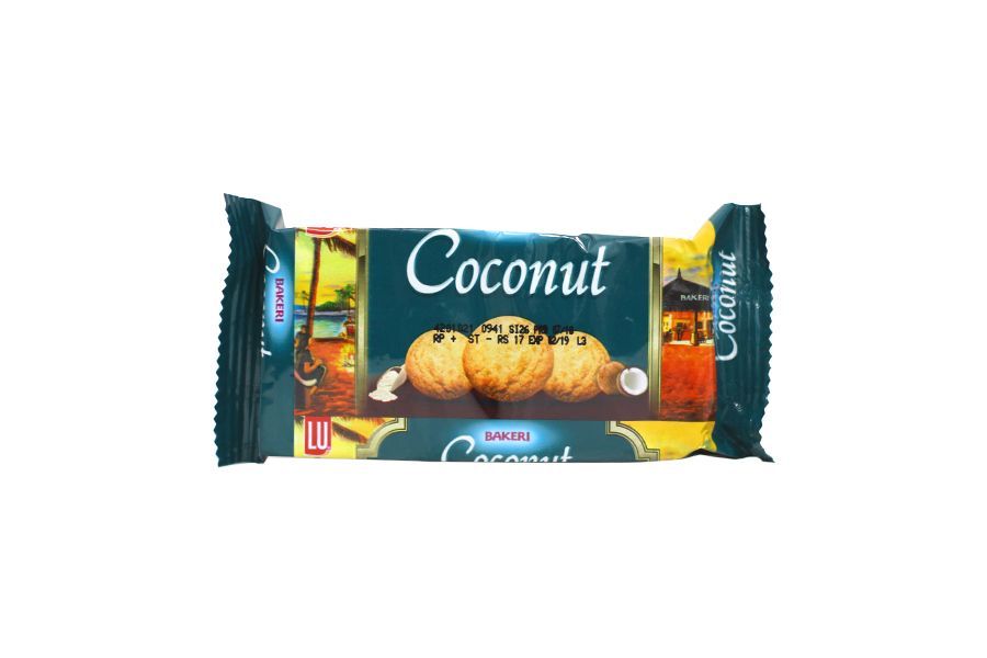 Lu Bakeri Coconut Biscuit Half Roll 34.2g