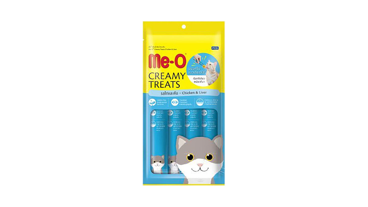 Me-O Creamy Treat Chicken Liver 4 x 15g