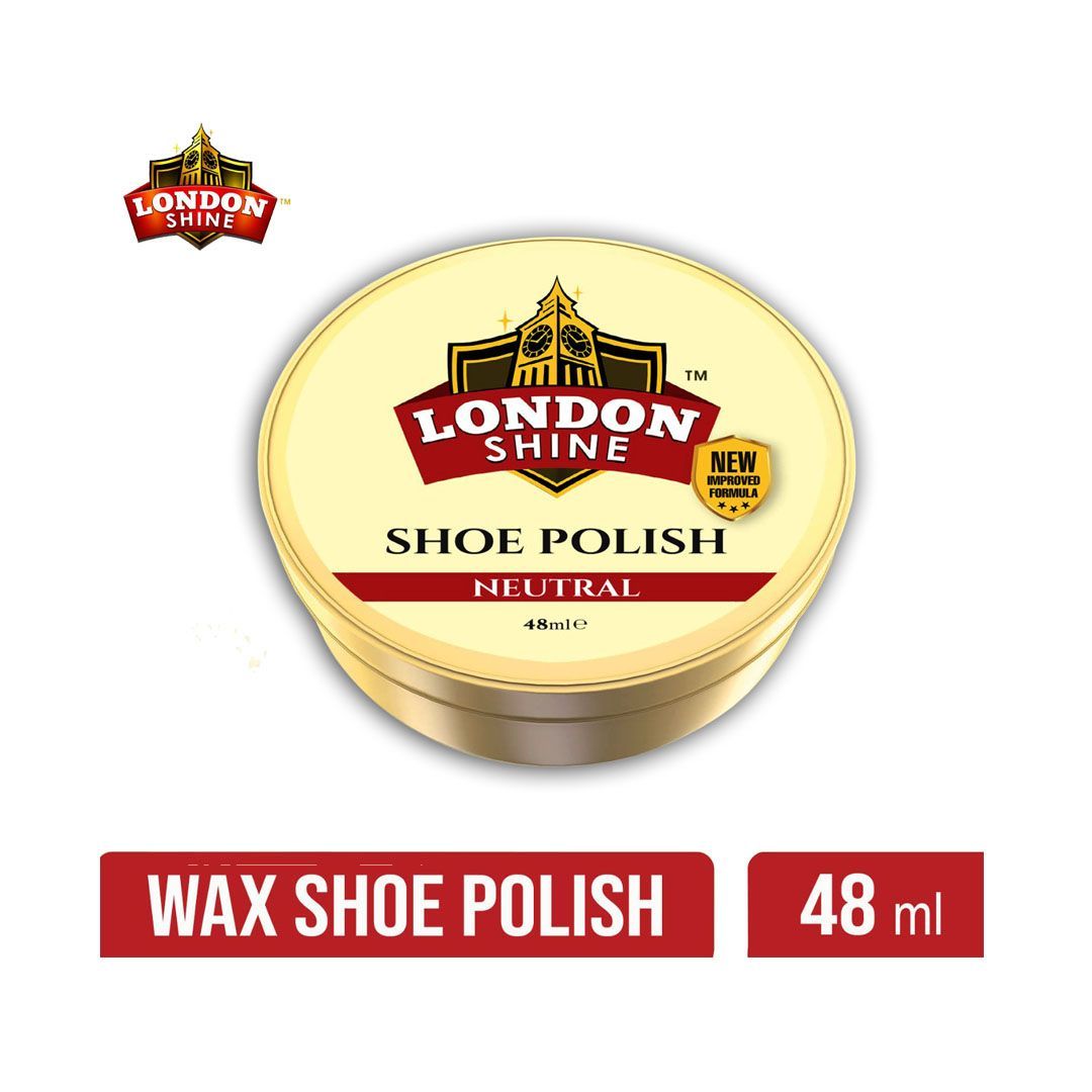 London Shine Wax Shoe Polish Neutral 48ml