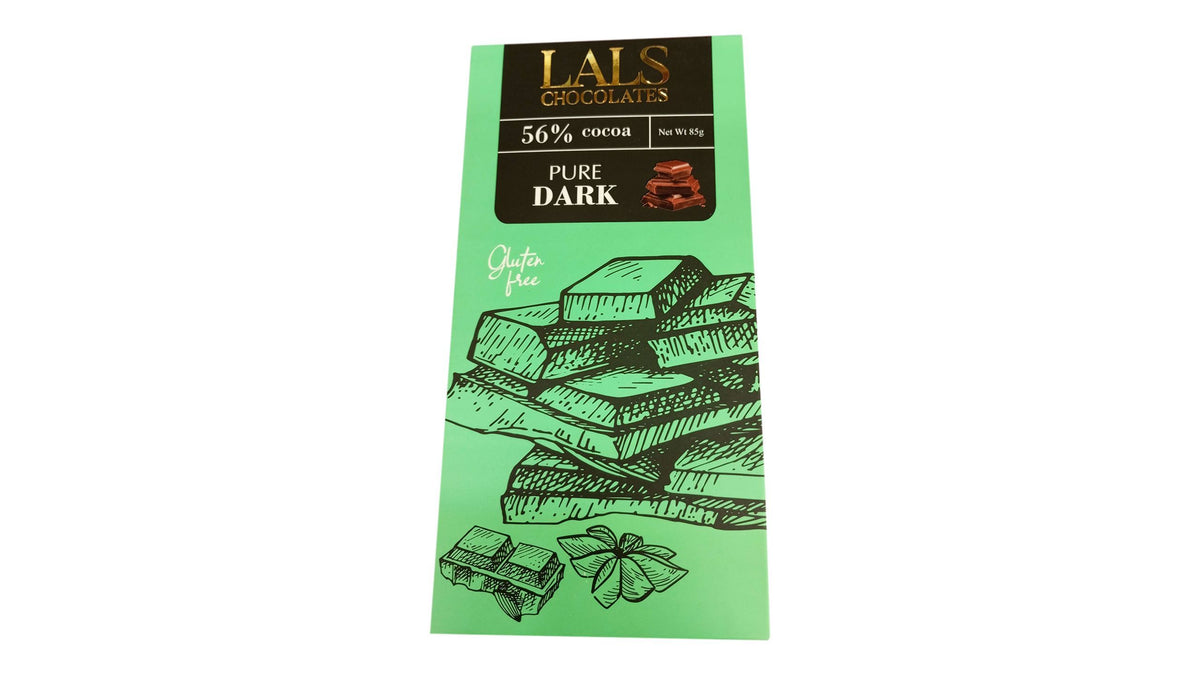 Lals Chocolates Pure Dark (56%) 85g