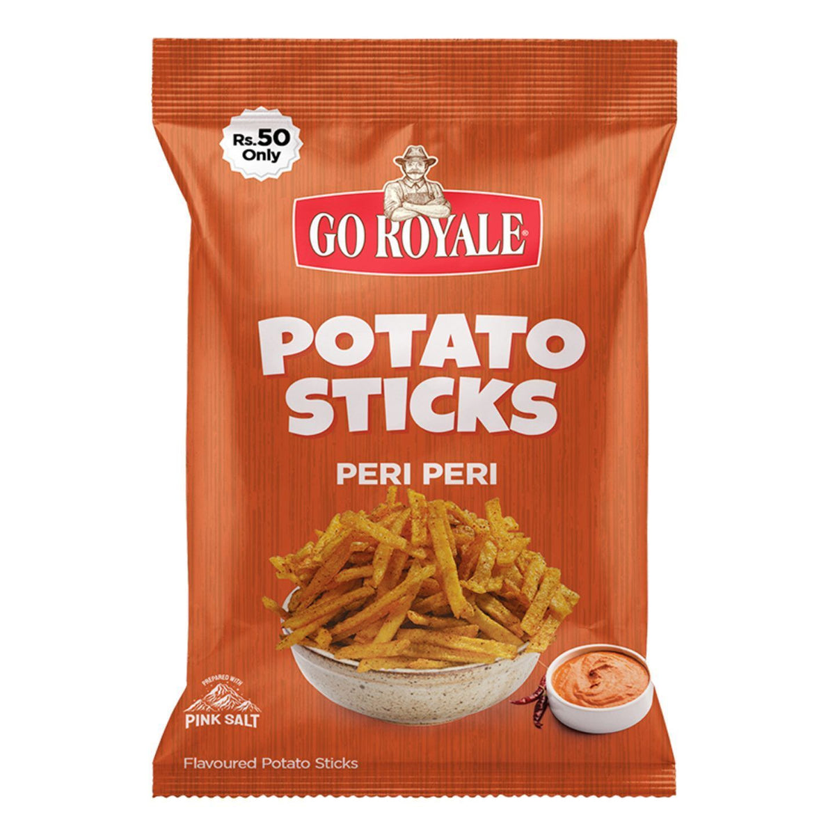 Go Royale Potato Sticks Peri Peri 28g