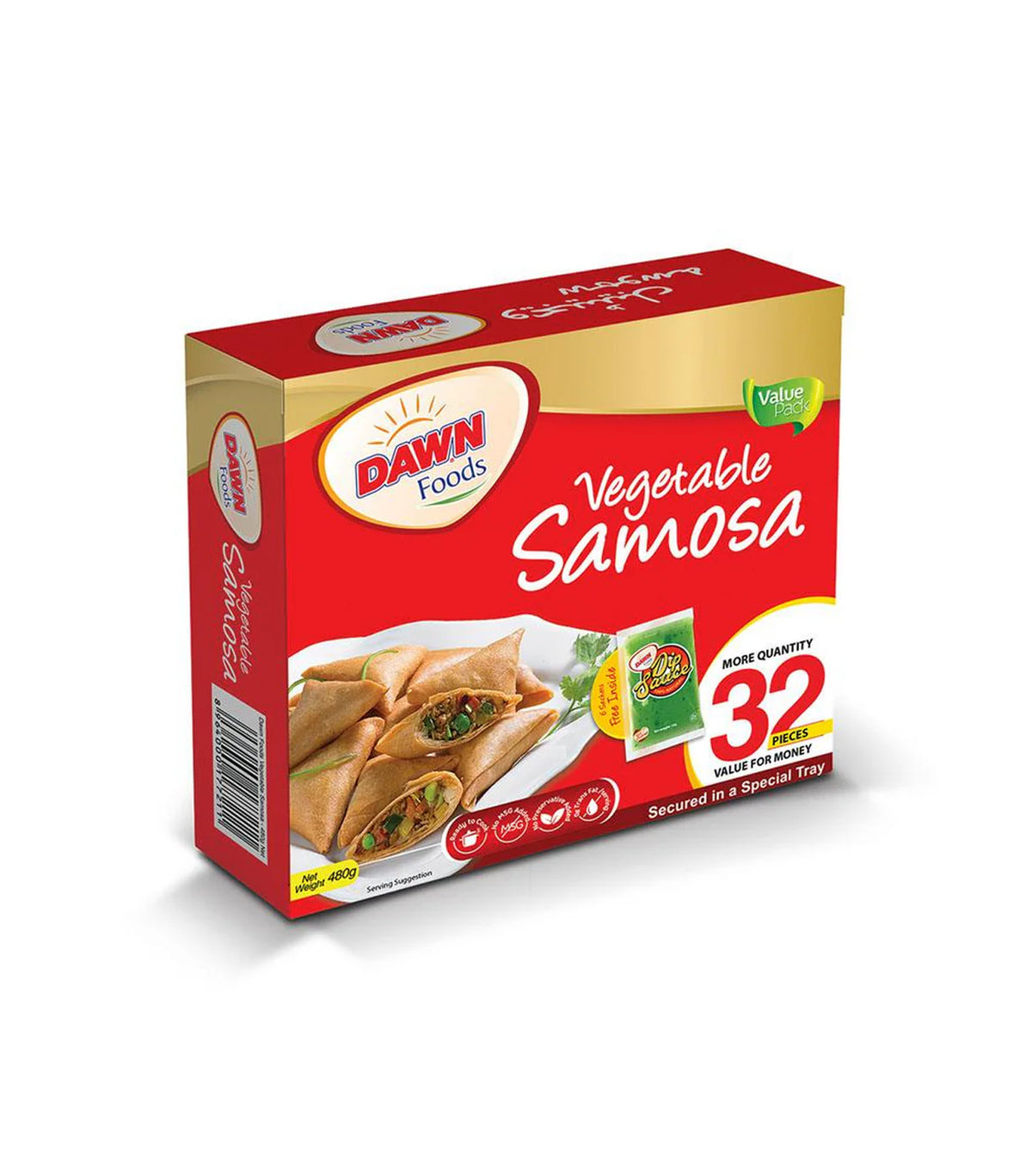 Dawn Foods Vegetable Samosa Value Pack 480g