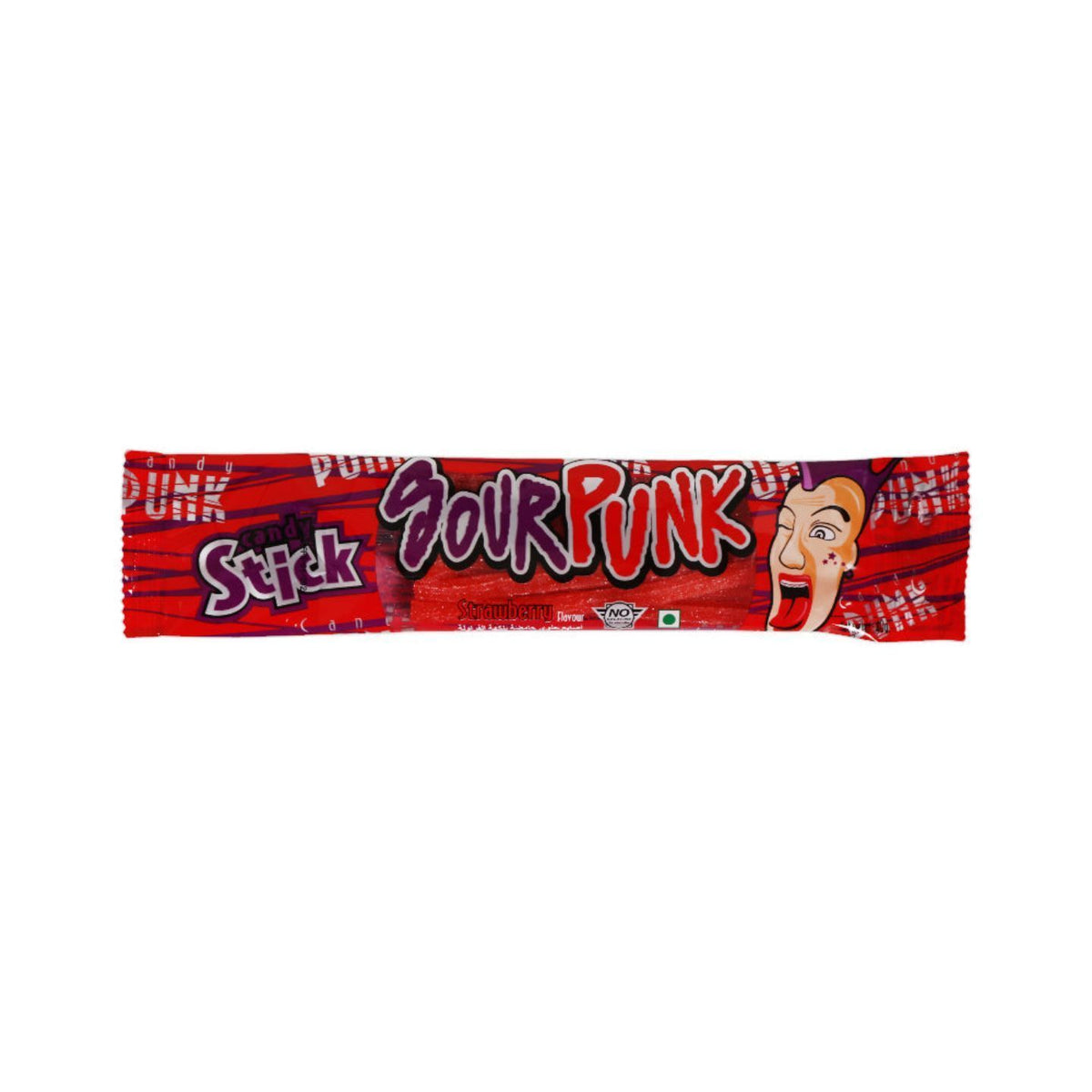 Sour Punk Candy Stick Strawberry Flavour 40g