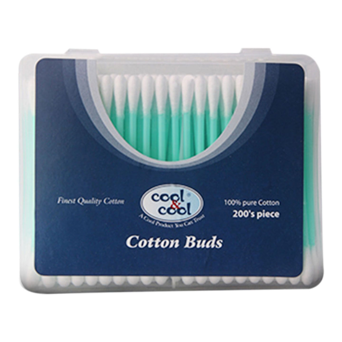 Cool & Cool Cotton Buds Small 200 Piece Jar