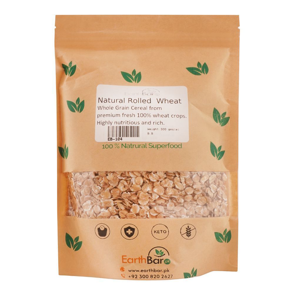 The Earth's Cereal Rolled Wheat Whole Grain 300g